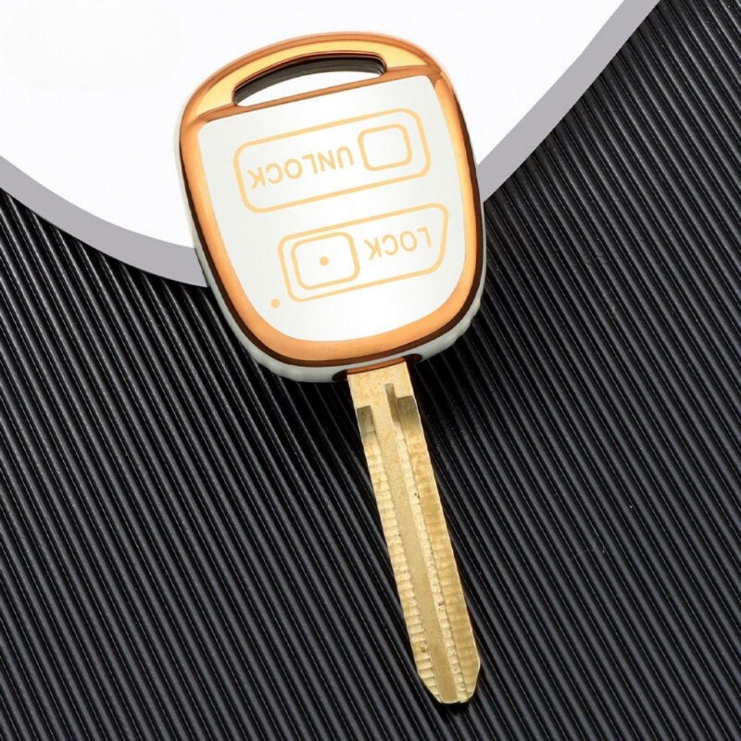 Case for Toyota Land Cruiser, YARIS, CAMRY, RAV4, Corolla, Prado, Tarago, Avensis (2 buttons)