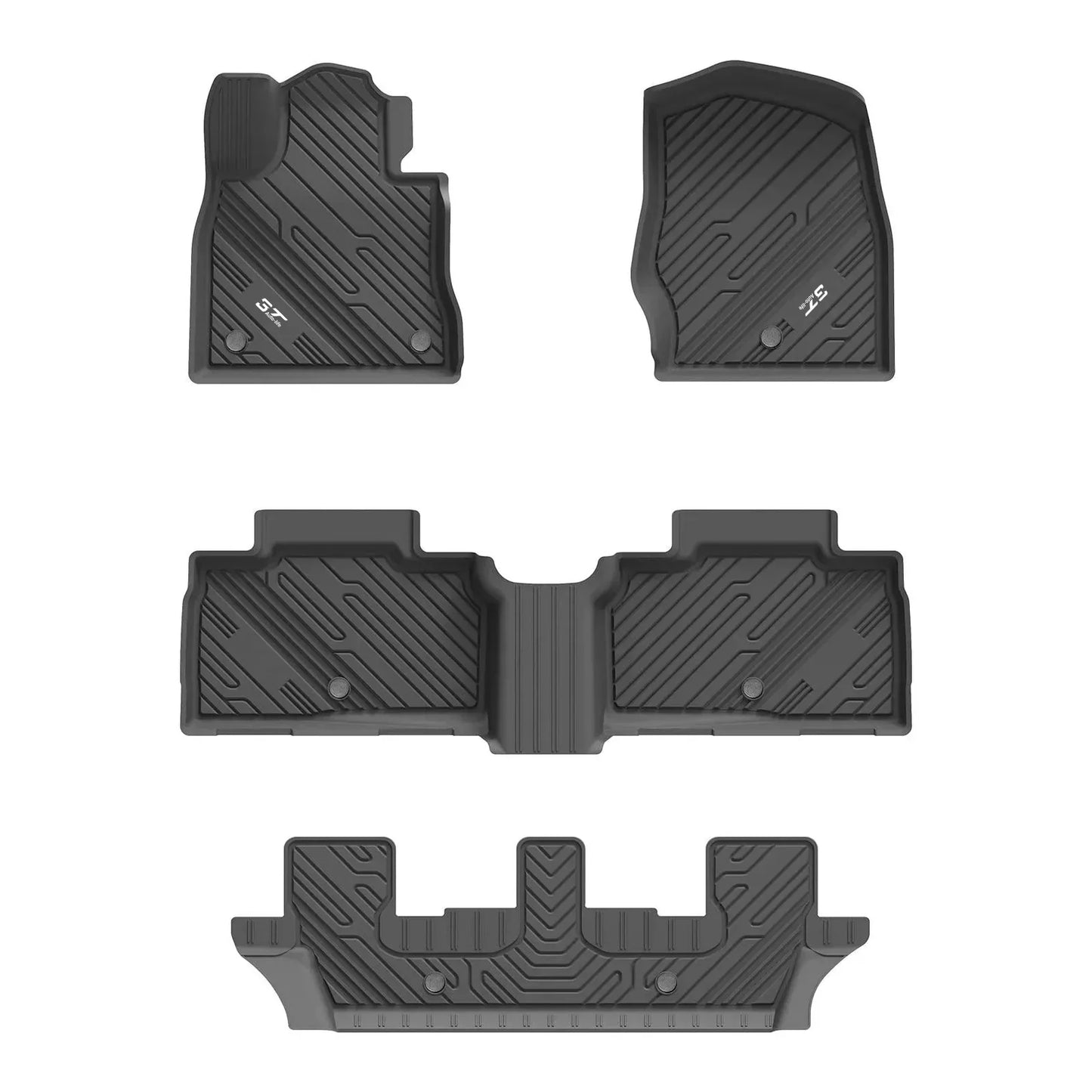 3T Custom-Fit Floor Mats For All Car All-Weather Protection