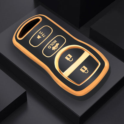 Case for Infiniti QX50, QX55, QX60, QX80, Q30, Q50, Q60, Q70, QX30, EX35, EX37, FX35, FX37, FX45, FX50, M35, M37, M45, M56, G25, G35, G37, JX35, I30, I35 (4 Buttons)