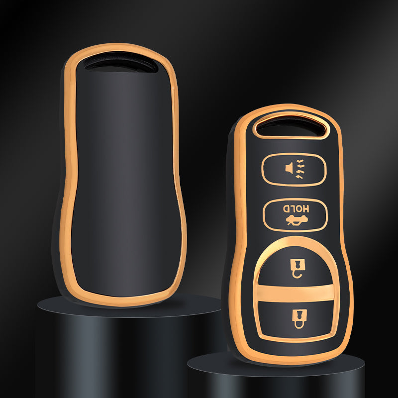 Case for Infiniti QX50, QX55, QX60, QX80, Q30, Q50, Q60, Q70, QX30, EX35, EX37, FX35, FX37, FX45, FX50, M35, M37, M45, M56, G25, G35, G37, JX35, I30, I35 (4 Buttons)