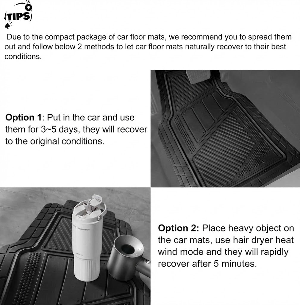 3T-Auto Heavy Duty Car Floor Mats