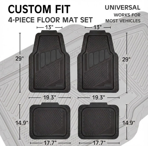 3T-Auto Heavy Duty Car Floor Mats