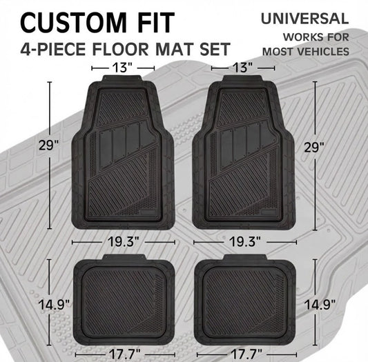 3T-Auto Heavy Duty Car Floor Mats