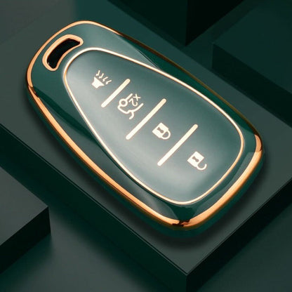 Case for Chevrolet Chevy, Camaro, Cruze, Malibu, Sonic, Volt, Tracker, Spark, Bolt y Trax (4 Buttons)