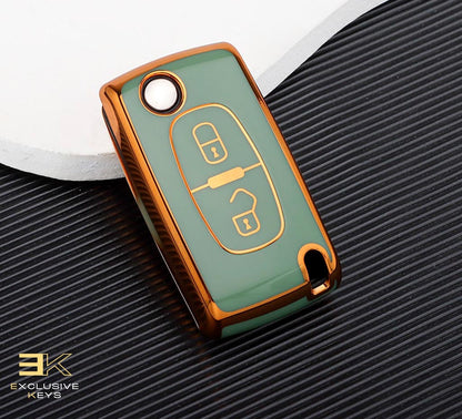 Case for Citroën (2 Buttons) Xsara, Picasso C3, C5, C6, C8, C4 Aircross