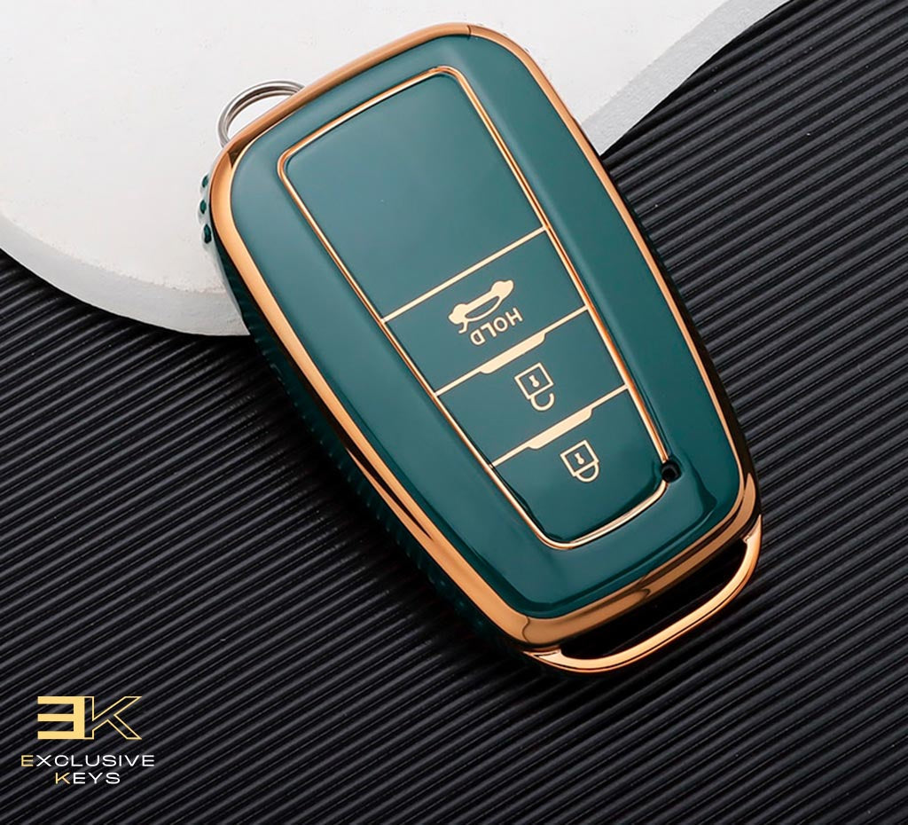 Case for Toyota Corolla, Prius, Camry, CHR, C-HR, RAV4, Altis, Land Cruiser y Prado (3 Buttons)