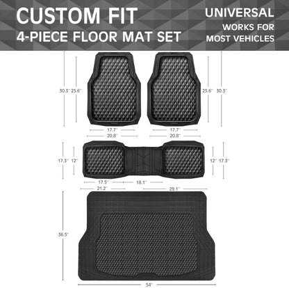 3T-Auto Heavy Duty Car Floor Mats