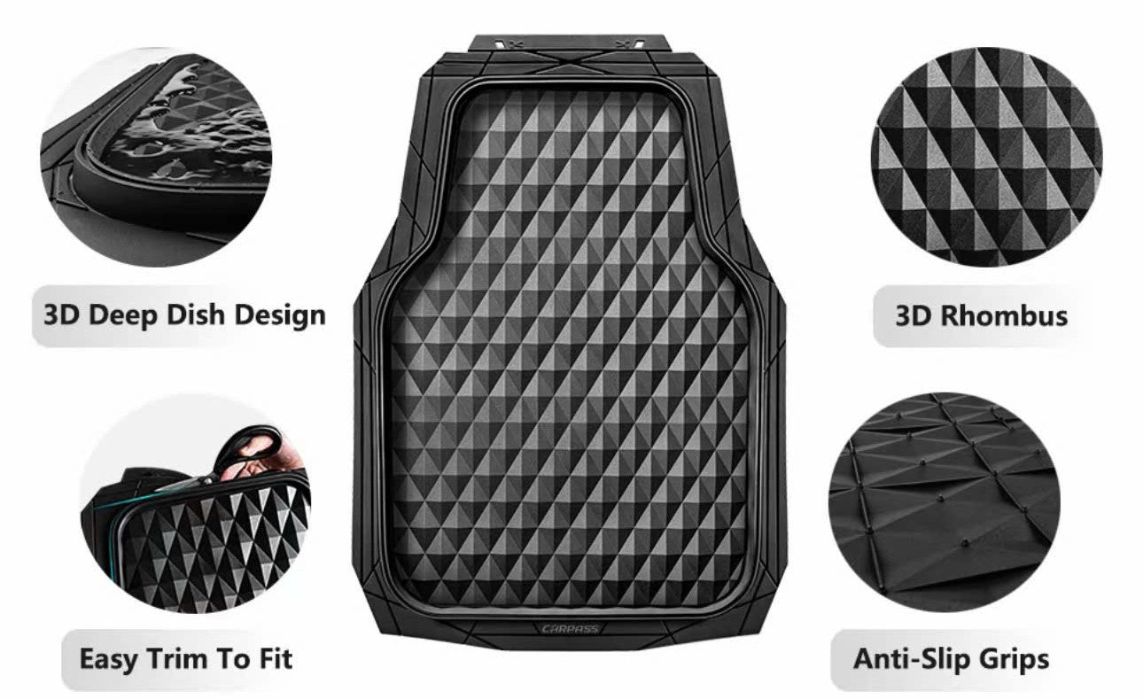 3T-Auto Heavy Duty Car Floor Mats