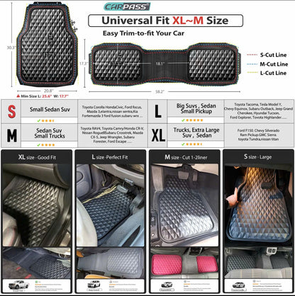 3T-Auto Heavy Duty Car Floor Mats